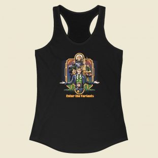 Enter The Variants Graphic 80s Racerback Tank Top