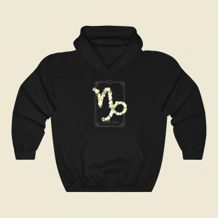 Floral Zodiac Sign Caapricorn Hoodie Style