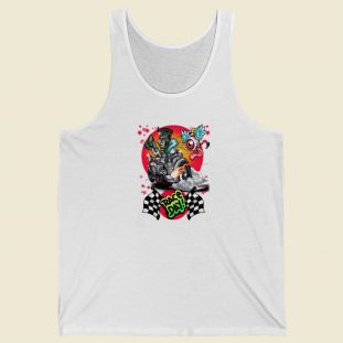 Funny Zombie Race Day 80s Tank Top