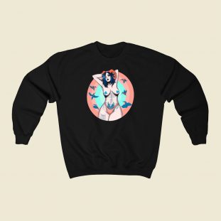 Girls Are Demon Graphic 80s Sweatshirts Style