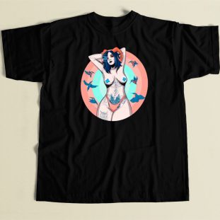 Girls Are Demon Graphic 80s T Shirt Style