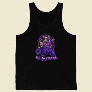 Go In Chaos With Satan 80s Tank Top
