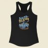 The Sound Of Silence 80s Racerback Tank Top