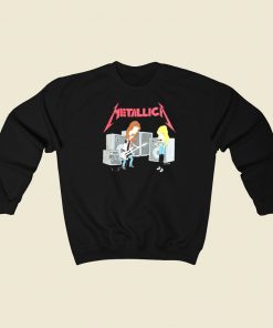 Beavis and Butthead Metallica Sweatshirts Style