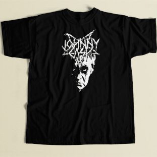 Black Metal Johnny Cash T Shirt Style On Sale