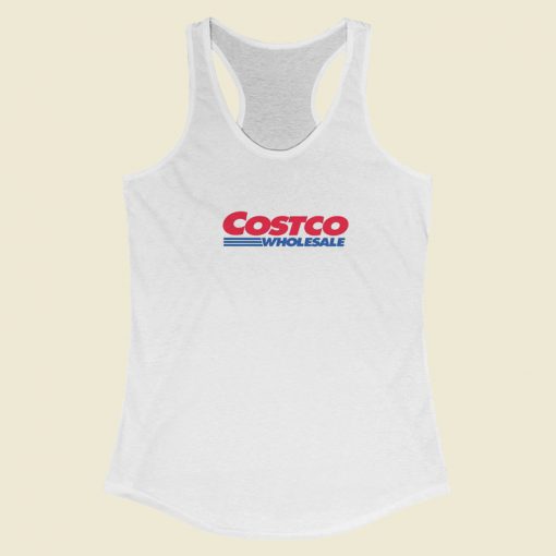 Costco Wholesale Supermarket Logo Racerback Tank Top