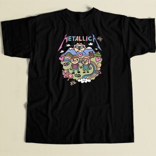 Cute Metallica Cartoon T Shirt Style On Sale