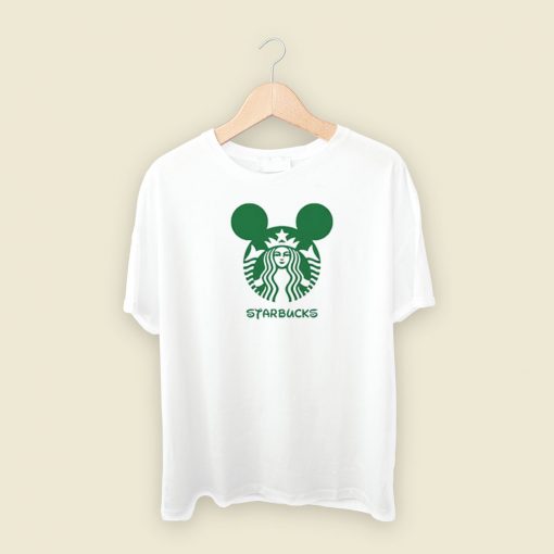 Disney Starbucks Mickey Parody T Shirt Style