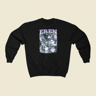 Eren Yeager Anime Sweatshirts Style On Sale