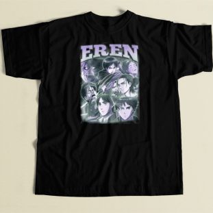 Eren Yeager Anime T Shirt Style On Sale