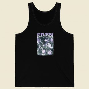Eren Yeager Anime Tank Top On Sale