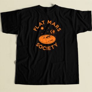 Flat Mars Society T Shirt Style On Sale