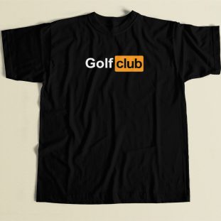 Funny Golf Club Logo T Shirt Style