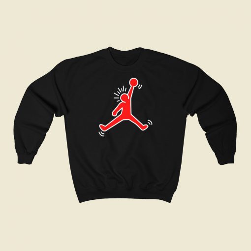 Jordan Keith Haring Parody Sweatshirts Style On Sale