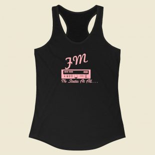 Fm No Static At All Racerback Tank Top On Sale