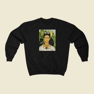 Frida Kahlo Self Potrait Sweatshirts Style On Sale