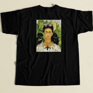 Frida Kahlo Self Potrait T Shirt Style On Sale