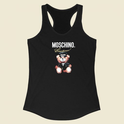 Moschino Teddy Bear Racerback Tank Top