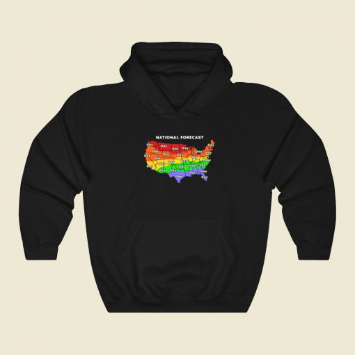 National Forecast Map Gay Hoodie Style