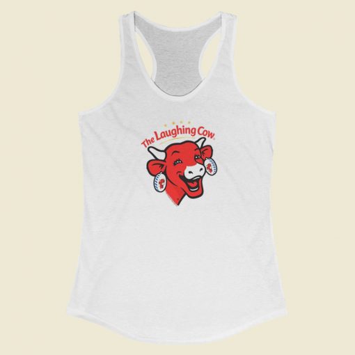 The Laughing Cow Cheese Racerback Tank Top On Sale