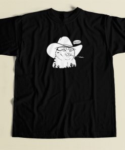Cowboy Cat Meowdy Funny T Shirt Style