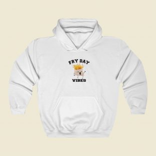 Fry Day Vibes Funny Hoodie Style On Sale