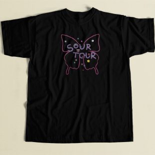 Olivia Rodrigo Sour Butterfly Tour T Shirt Style On Sale
