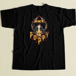 Poppy And Triple H Gold Skull Nxt T Shirt Style