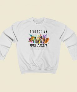 Respect My Melanin Anime Sweatshirts Style On Sale