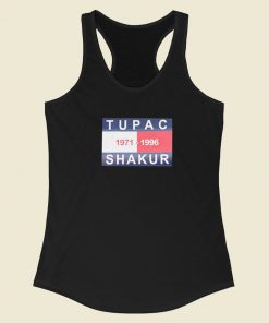 Tupac Shakur 1971 1996 Racerback Tank Top