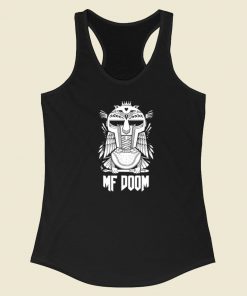 MF Doom Mask Racerback Tank Top On Sale