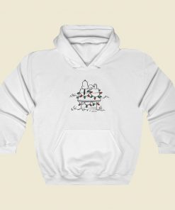 Snoopy Doghouse Christmas Light Hoodie Style