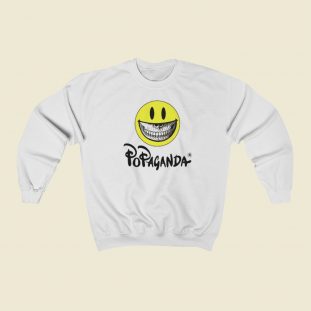 Popaganda Ron English Smiley Big Grin Sweatshirts Style