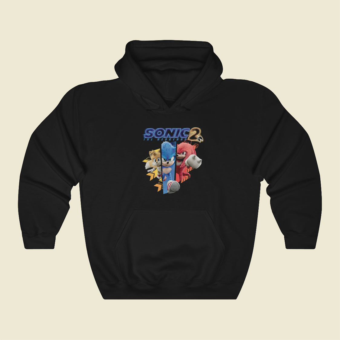 Sonic 2 Character Running Hoodie Style - Grltee.com