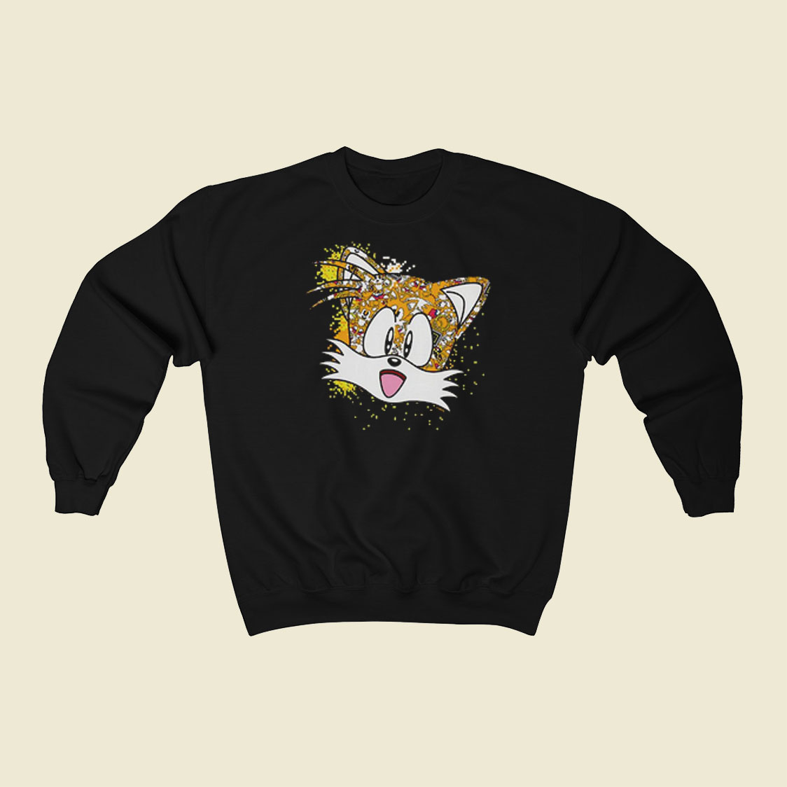 Sonic Tails Pixel Profile Sweatshirts Style - Grltee.com