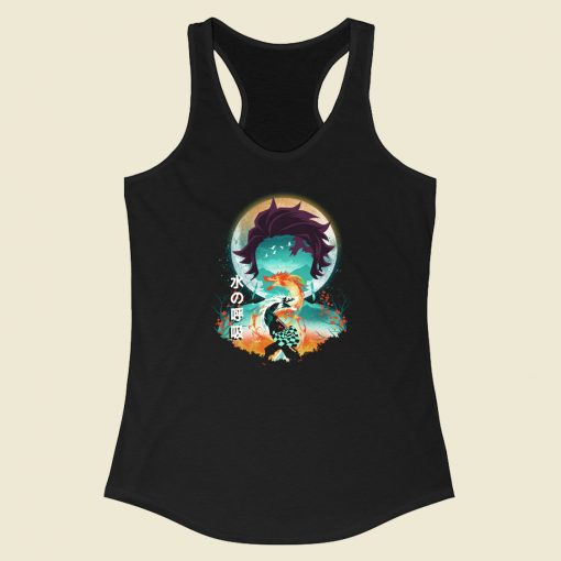 Sun and Water Breathing Racerback Tank Top