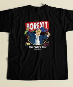Boris Borexit Party Over T Shirt Style