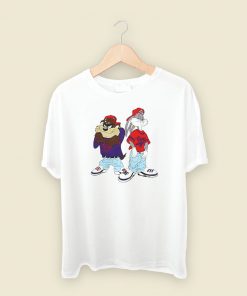 Bugs Bunny And Taz Mania T Shirt Style
