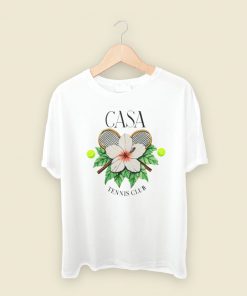 Casablanca Tennis Club Floral T Shirt Style