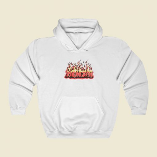 Hentai Flames Graphic Hoodie Style