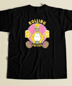 Simpson Homer Rolling Fatties T Shirt Style