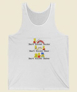 Bart Knows Books Beer Babes Tank Top