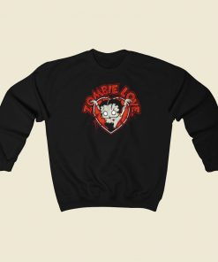 Betty Boop Zombie Love Sweatshirts Style