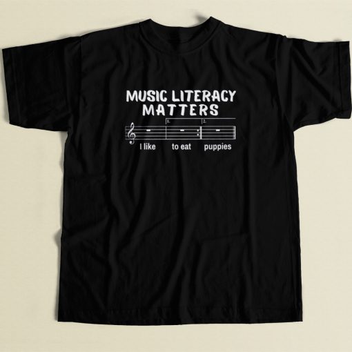 Music Literacy Matters T Shirt Style