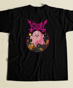 Pink Ghost Kirby T Shirt Style