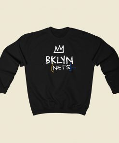 Brooklyn Nets Basquiat Crown Sweatshirts Style
