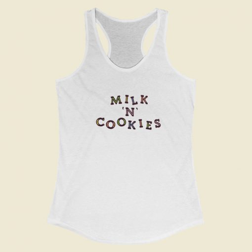 Milk N Cookies Unisex Racerback Tank Top